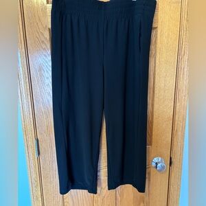 Cropped Wide Leg Pants by Nicole Miller. 1X